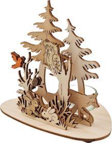 Teelichthalter Waldtiere