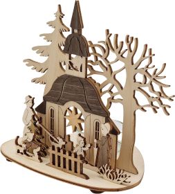 Teelichthalter Kirche