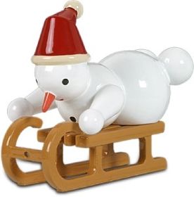 Schneemann - Schlittenfahrer Schneemann - Schlittenfahrer
