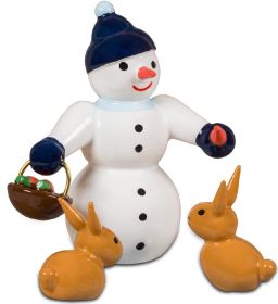 Schneemann Tierfütterung Schneemann Tierfütterung