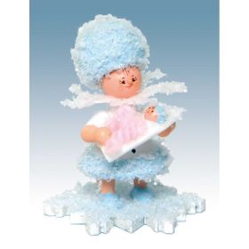 Schneeflöckchen mit Baby Mädchen