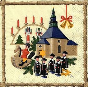 Servietten, Seiffener Kirche
