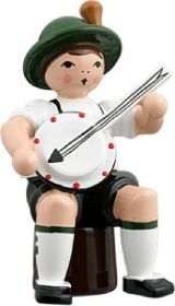 Bayernmusikant mit Banjo Bayernmusikant mit Banjo