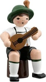 Bayernmusikant mit Mandoline Bayernmusikant mit Mandoline