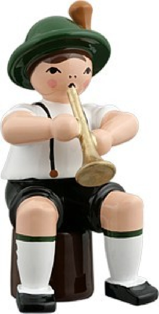 Bayernmusikant mit Trompete