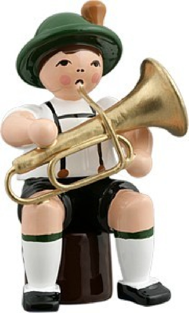 Bayernmusikant mit Tuba
