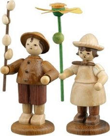 Blumenkinderpaar, natur Blumenkinderpaar, natur