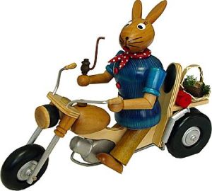Rauchender Biker Osterhase Rauchender Biker Osterhase