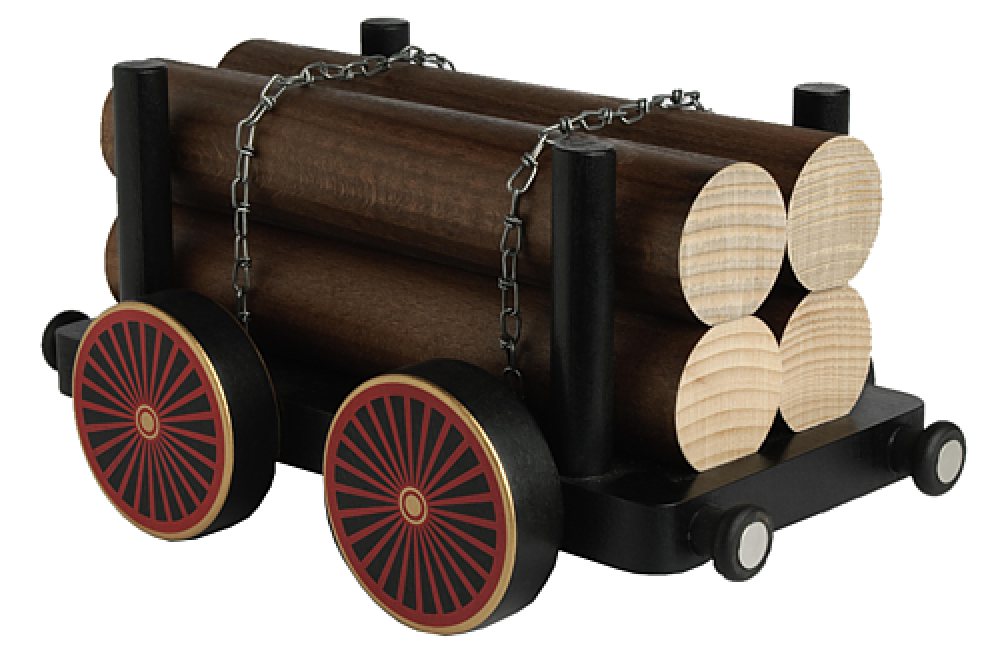 Waggon mit Langholz für KH-Eisenbahn Waggon mit Langholz für KH-Eisenbahn