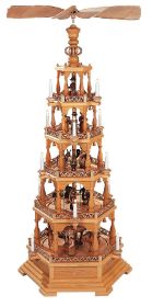 Pyramide heilige Geschichte 5-stöckig natur Pyramide heilige Geschichte 5-stöckig natur