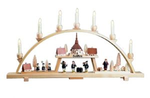 Schwibbogen Seiffener Kirchdorf