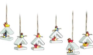 Baumbehang Vogelhaus 6-teilig Baumbehang Vogelhaus 6-teilig