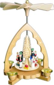 Weihnachtspyramide Engel und Bergmann Weihnachtspyramide Engel und Bergmann