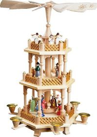 Weihnachtspyramide Christi Geburt, bunt Weihnachtspyramide Christi Geburt, bunt