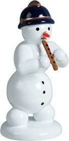Schneemann mit Blockflöte Schneemann mit Blockflöte