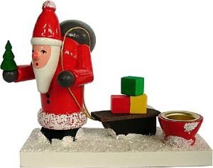 Weihnachtsmann mit Schlitten