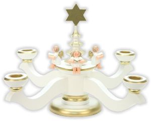 Adventsleuchter Weiss Adventsleuchter Weiss