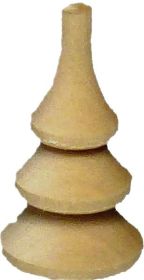 Baum gedrechselt - 3,8 cm