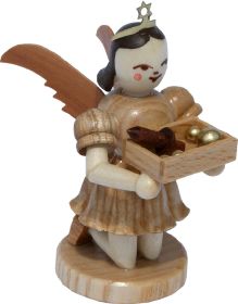 Kurzrockengel mit Christbaumschmuck, kniend Kurzrockengel mit Christbaumschmuck, kniend