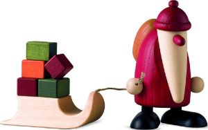 Weihnachtsmann mit Geschenkeschlitten Weihnachtsmann mit Geschenkeschlitten