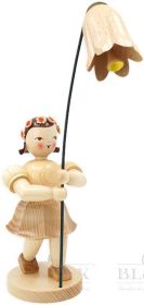 Blumenkind mit Glockenblume, natur - 29 cm Blumenkind mit Glockenblume, natur - 29 cm