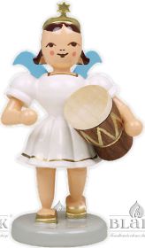 Kurzrockengel mit Djembe, farbig Kurzrockengel mit Djembe, farbig