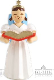 Langrockengel mit Märchenbuch, farbig