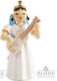 Langrockengel mit Gitarre, farbig
