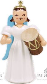 Langrockengel mit Djembe, farbig