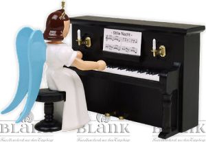 Langrockengel am Klavier, farbig