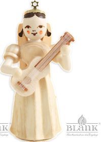 Faltenlangrockengel mit Gitarre