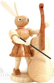 Osterhase mit Bass, natur