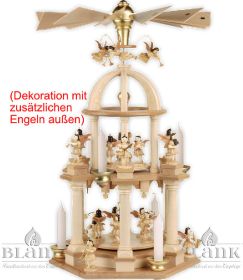 Dompyramide mit Kurzrockengel, 2 Etagen, natur Dompyramide mit Kurzrockengel, 2 Etagen, natur