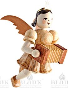 Schwebeengel mit Harmonika, natur