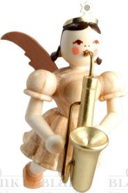 Schwebeengel mit Saxophon, natur