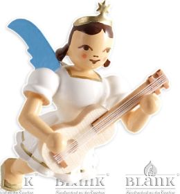 Schwebeengel mit Gitarre, farbig Schwebeengel mit Gitarre, farbig