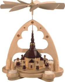 Bogenpyramide Seiffener Kirche