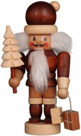 Nussknacker Mini Weihnachtsmann natur