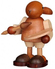 Hase mit Farbpalette natur