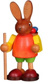 Hase mit Buckelkorb