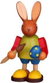 Hase mit Pinsel