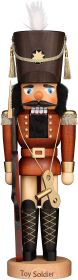 Nussknacker Spielzeugsoldat natur - 43 cm