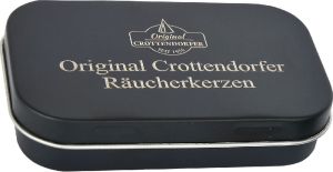 Blechdose Original Crottendorfer Räucherkerzchen - erzgebirgischer Weihnachtsduft
