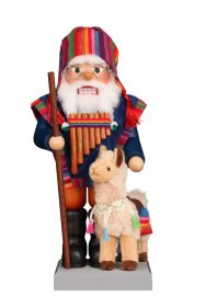 Nußknacker Lama Santa