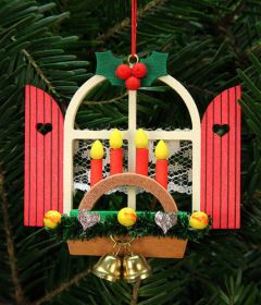 Baumbehang Adventsfenster mit Schwibbogen Baumbehang Adventsfenster mit Schwibbogen