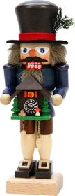 Nußknacker Schwarzwälder mit Kuckucksuhr