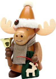 Räuchermann Elch Weihnachtsmann natur Räuchermann Elch Weihnachtsmann natur