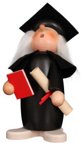 Räuchermann Schlafmütze Absolvent