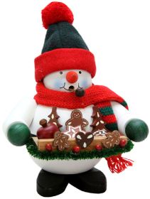 Räuchermann Schneemann mit Lebkuchen Räuchermann Schneemann mit Lebkuchen