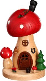 Räucherfigur Pilzhäusel Waldserie Fliegenpilz, rund, hoch Räucherfigur Pilzhäusel Waldserie Fliegenpilz, rund, hoch
